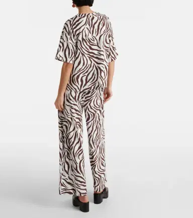 Max Mara Siberia zebra-print jersey top | Thumbnail 5