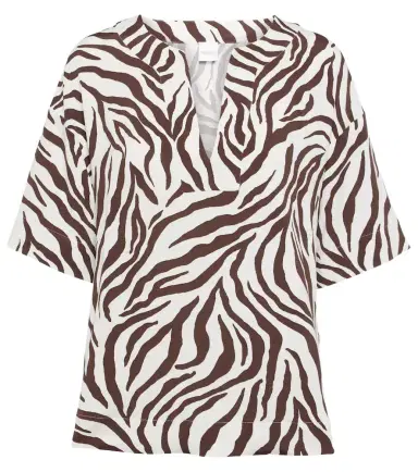 Max Mara Siberia zebra-print jersey top | Thumbnail 1