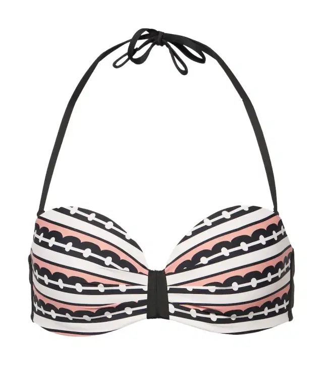 Max Mara Alaska printed bikini top