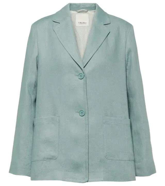 'S Max Mara Socrates single-breasted linen blazer
