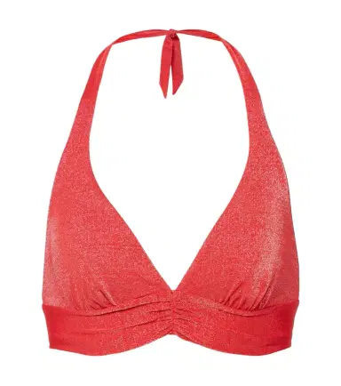 Max Mara Halterneck Lurex bikini top | Thumbnail 1
