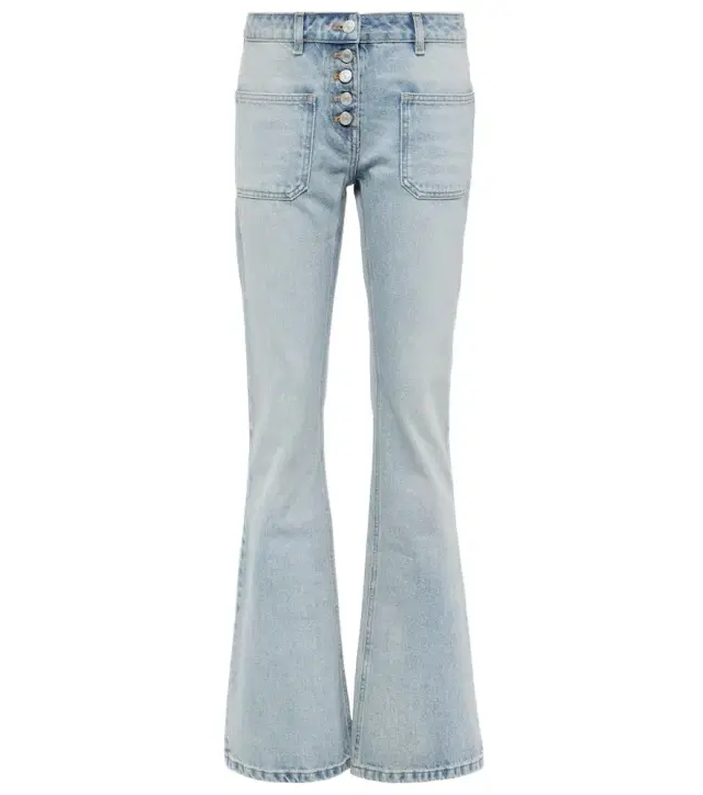Courreges Courrèges Low-rise bootcut jeans