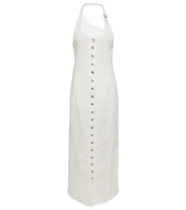 Courreges Courrèges Multiflex denim midi dress