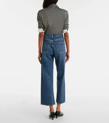 AGOLDE Ren high-rise cropped straight jeans | Thumbnail 3
