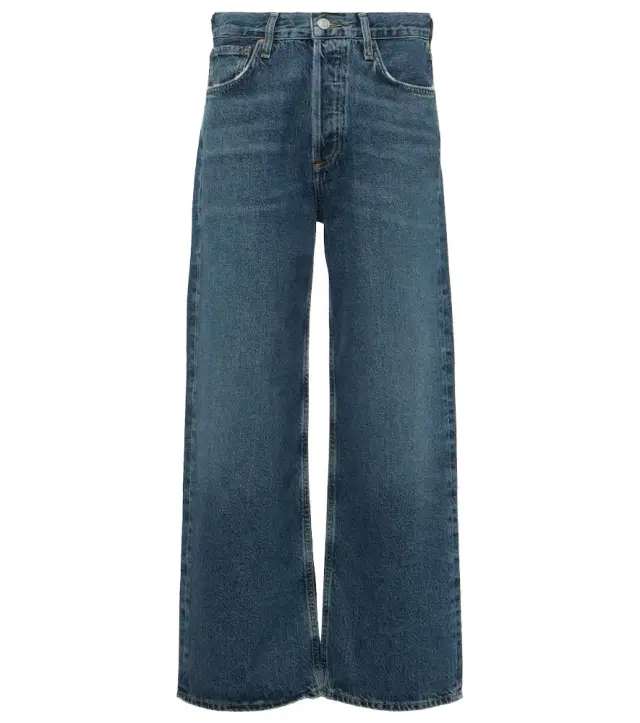 AGOLDE Ren high-rise cropped straight jeans