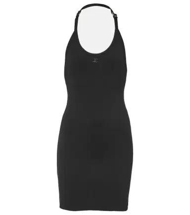 Courreges Courrèges Ribbed-knit cotton-blend jersey minidress | Thumbnail 1