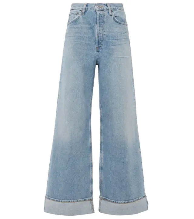 Agolde Dame high-rise wide-leg jeans