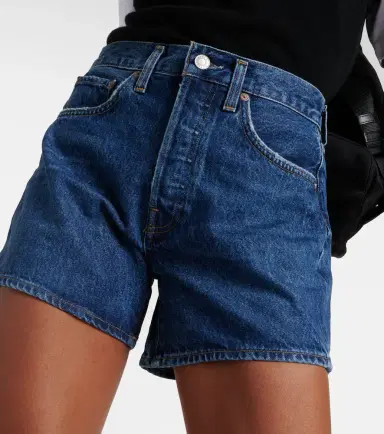 AGOLDE Parker Long high-rise denim shorts | Thumbnail 4