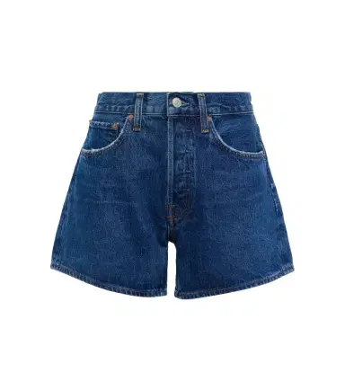 AGOLDE Parker Long high-rise denim shorts | Thumbnail 1