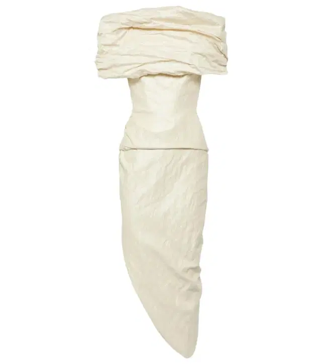 Maticevski Amber draped cotton-blend midi dress