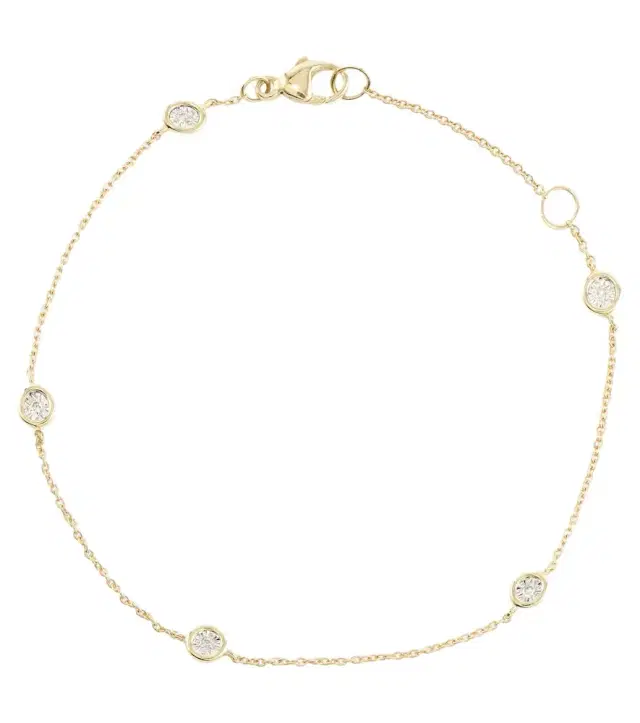 Diamonds By The Dozen 10kt gold bracelet with diamonds