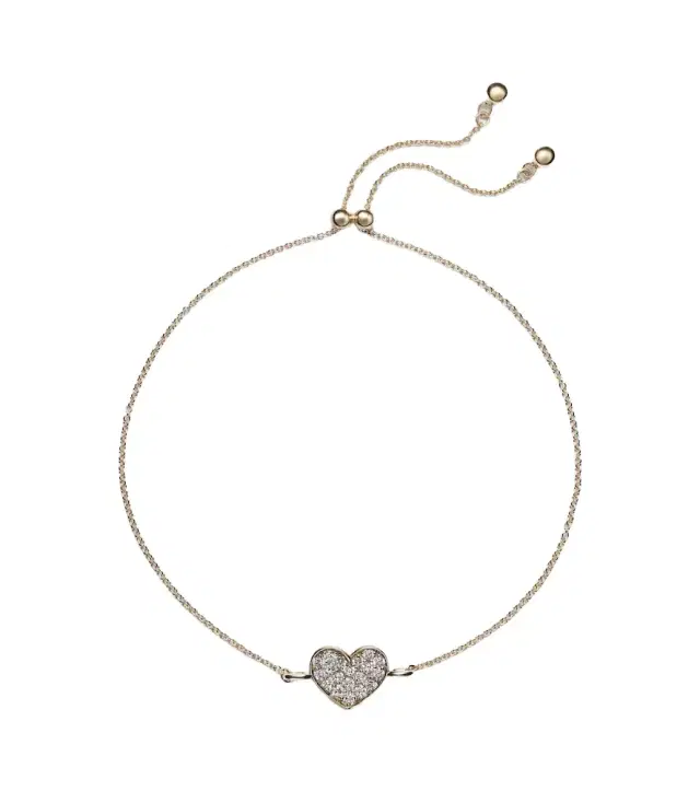 All My Love 10kt gold bracelet with diamonds