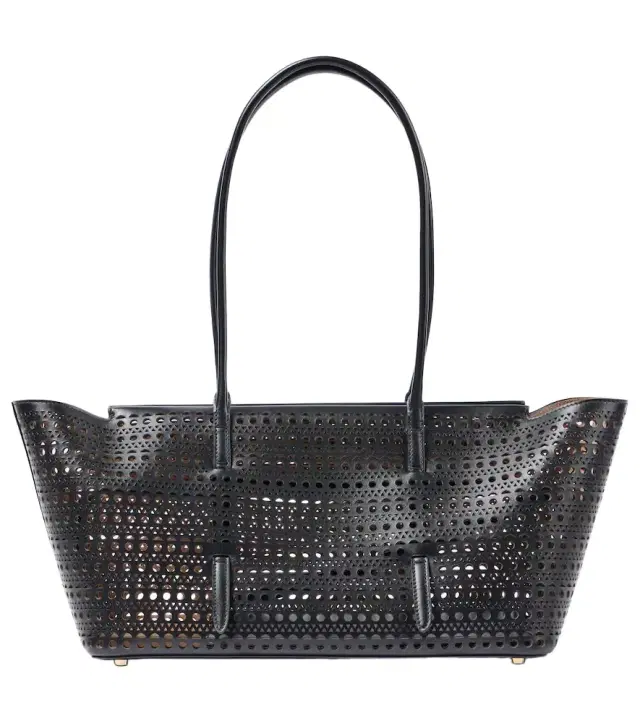Alaïa New Mina 32 leather shoulder bag
