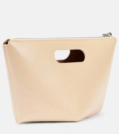 Alaïa Alaïa Folded Mini leather clutch | Thumbnail 3