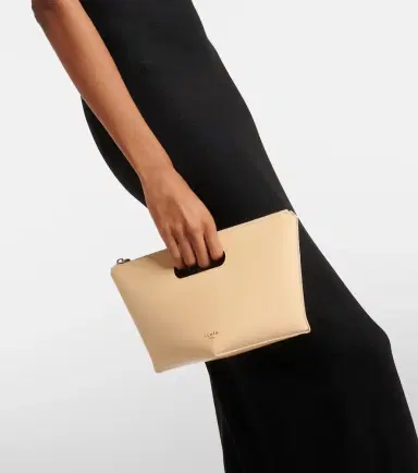 Alaïa Alaïa Folded Mini leather clutch | Thumbnail 4