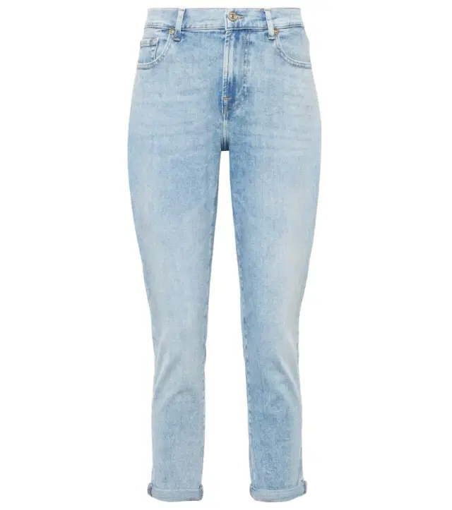 7 For All Mankind Josefina mid-rise slim jeans