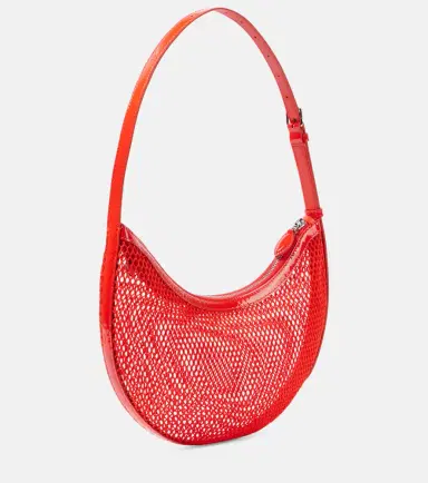 Alaïa Alaïa One Piece Demi Lune mesh shoulder bag | Thumbnail 3