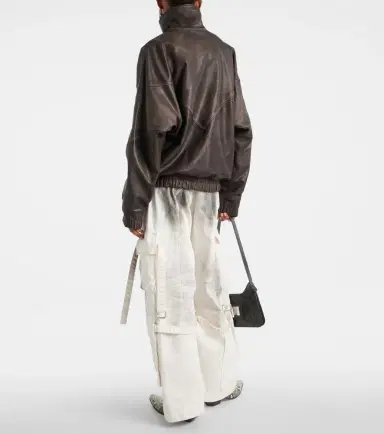 Acne Studios Letty leather bomber jacket | Thumbnail 6 Acne Studios Letty leather bomber jacket | Thumbnail 6
