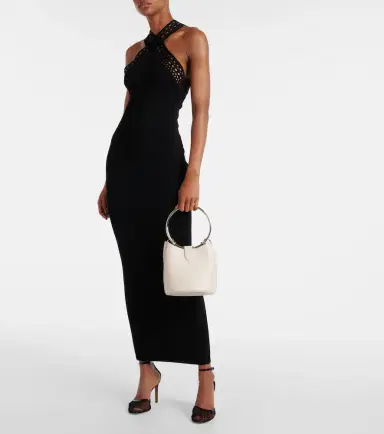 Alaïa Alaïa Ring Medium leather bucket bag | Thumbnail 4