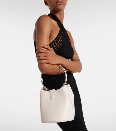 Alaïa Alaïa Ring Medium leather bucket bag | Thumbnail 5