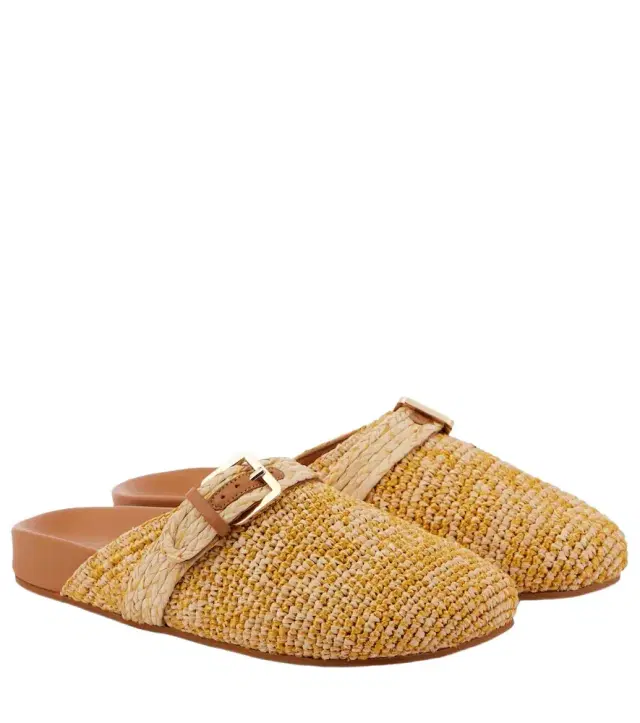 CLERGERIE Quinta raffia mules