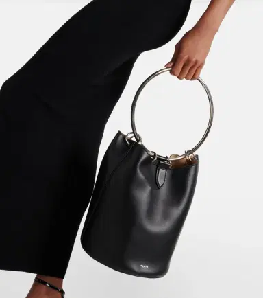 Alaïa Alaïa Ring Large leather bucket bag | Thumbnail 5