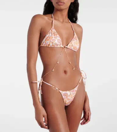 Bananhot Stella paisley bikini bottoms | Thumbnail 4