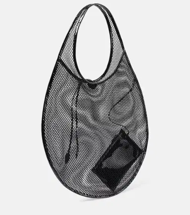 Alaïa Alaïa One Piece XL fishnet shoulder bag | Thumbnail 3