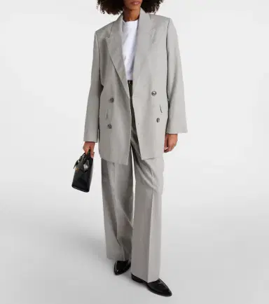 Ami Paris Double-breasted wool blazer | Thumbnail 2