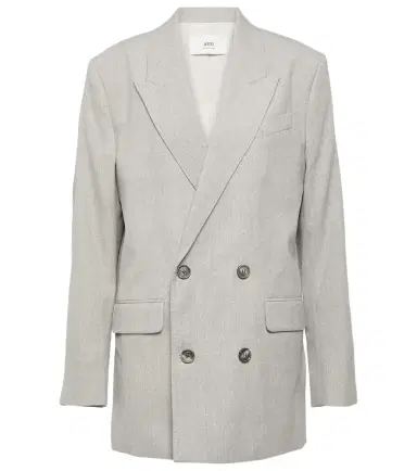 Ami Paris Double-breasted wool blazer | Thumbnail 1