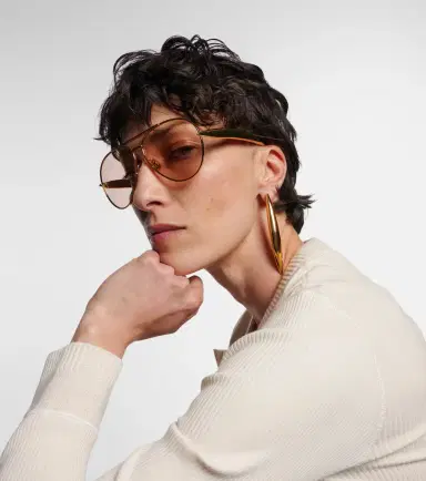 Bottega Veneta Sardine aviator sunglasses | Thumbnail 5