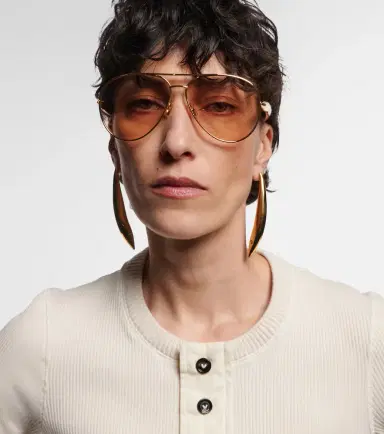 Bottega Veneta Sardine aviator sunglasses | Thumbnail 6