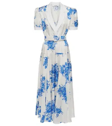 Rodarte Floral silk midi dress | Thumbnail 1