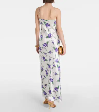 Rodarte Floral-appliqué silk gown | Thumbnail 4