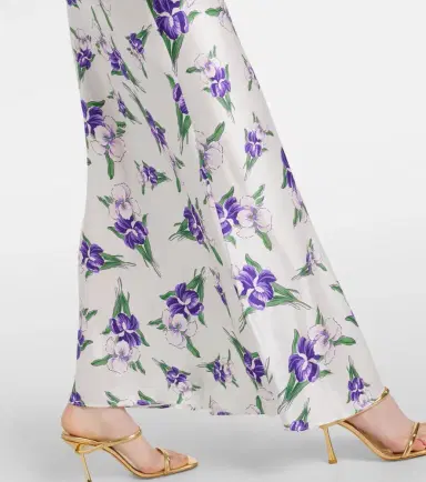 Rodarte Floral-appliqué silk gown | Thumbnail 5