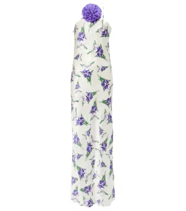 Rodarte Floral-appliqué silk gown | Thumbnail 1