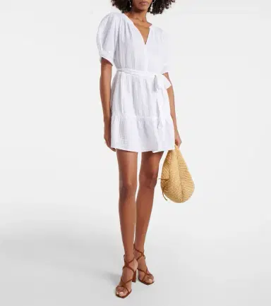 Velvet Bella cotton gauze minidress | Thumbnail 2