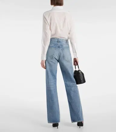 Nili Lotan Mitchell low-rise wide-leg jeans | Thumbnail 4