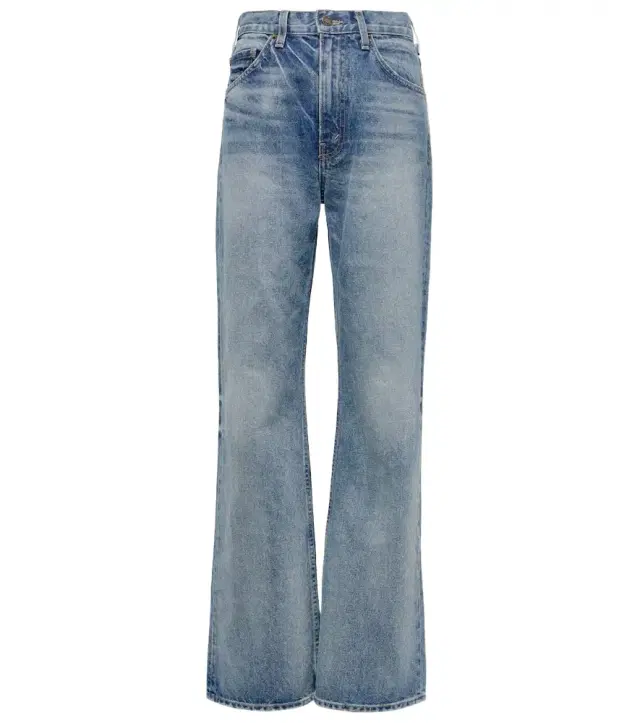 Nili Lotan Mitchell low-rise wide-leg jeans