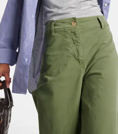 Nili Lotan Megan high-rise cotton wide-leg pants | Thumbnail 2