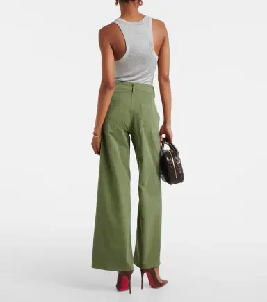 Nili Lotan Megan high-rise cotton wide-leg pants | Thumbnail 3