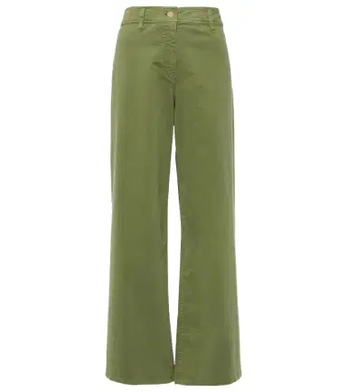 Nili Lotan Megan high-rise cotton wide-leg pants | Thumbnail 1