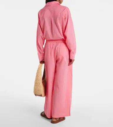 JADE SWIM Mika high-rise cotton wide-leg pants | Thumbnail 4 JADE SWIM Mika high-rise cotton wide-leg pants | Thumbnail 4