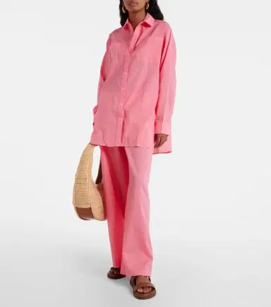JADE SWIM Mika high-rise cotton wide-leg pants | Thumbnail 5 JADE SWIM Mika high-rise cotton wide-leg pants | Thumbnail 5