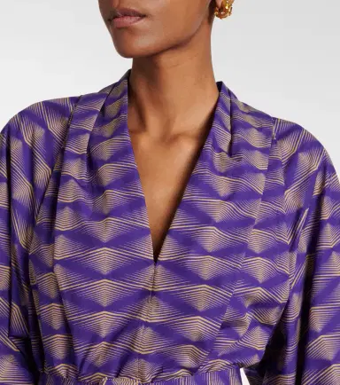 Dries Van Noten Printed cotton poplin minidress | Thumbnail 4