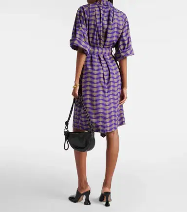 Dries Van Noten Printed cotton poplin minidress | Thumbnail 6