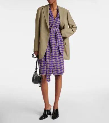 Dries Van Noten Printed cotton poplin minidress | Thumbnail 7