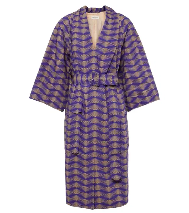 Dries Van Noten Printed cotton poplin minidress