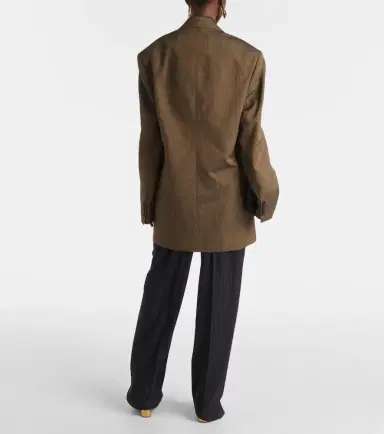 Dries Van Noten Double-breasted cotton-blend blazer | Thumbnail 2