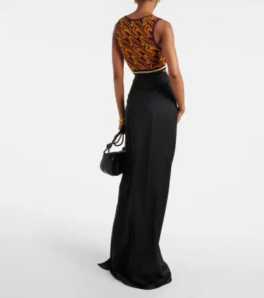 Dries Van Noten Jacquard crop top | Thumbnail 2